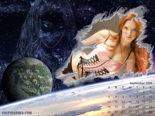 Calendar Wallpaper. Space